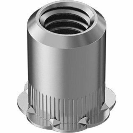 BSC PREFERRED Locking Rivet Nut Aluminum 3/8-16 Internal Thread .027 - .150 Thick, 5PK 94430A663